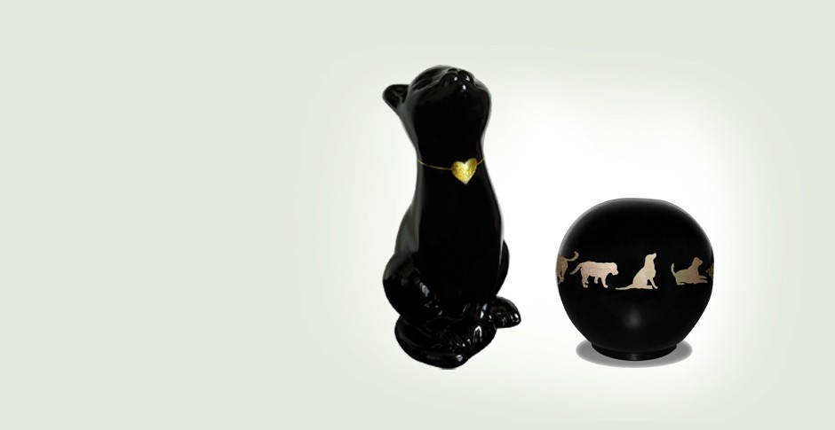 Pet cremation urn