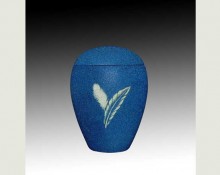 FEATHER BLUE infant SAND urn-UL054A