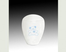 TEDDY BEAR BLUE INFANT URN-UL055A